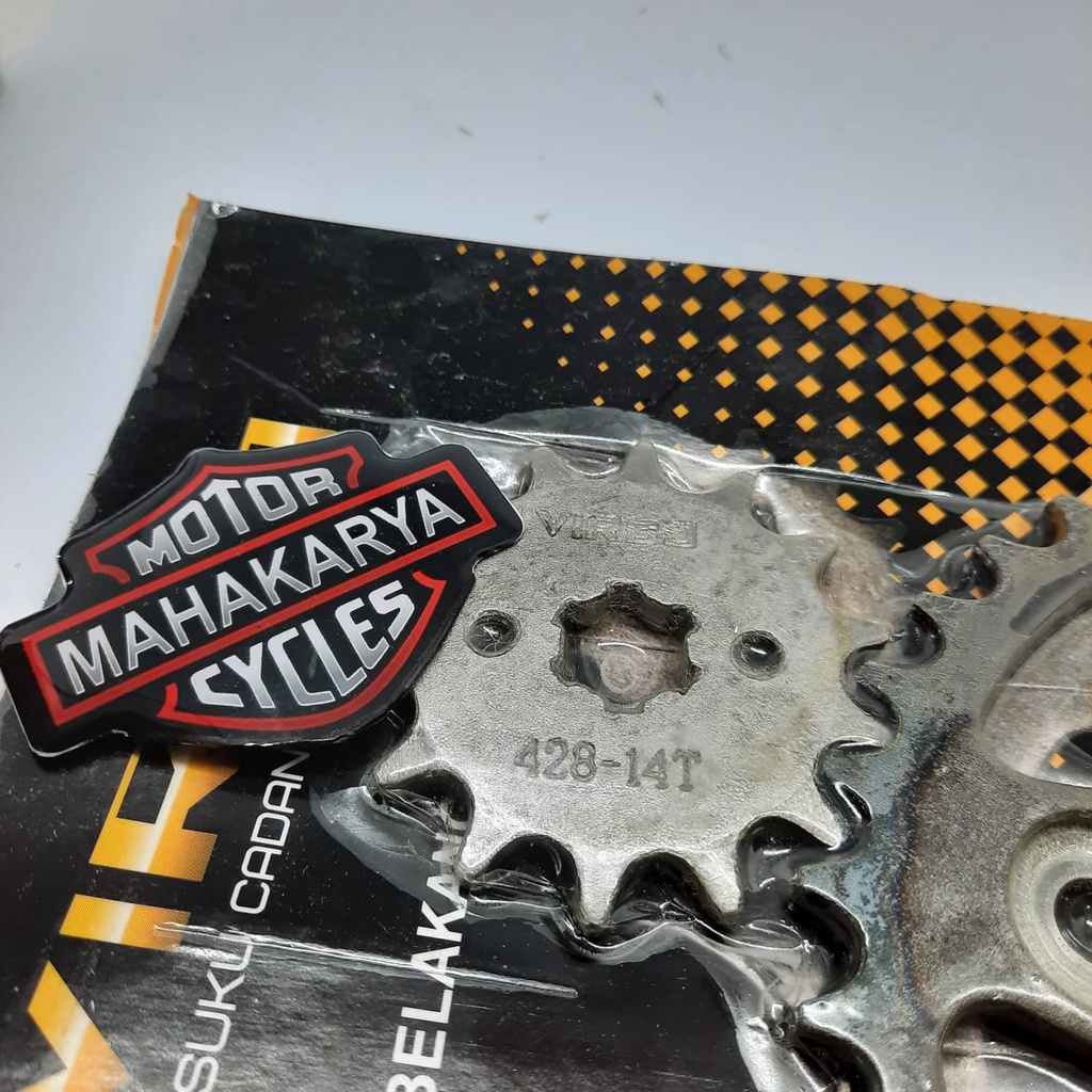 GEAR PRESS GIR SET DEPAN BELAKANG SUPRA FIT NEW KTL KARISMA SUPRA 125 FI 14T/36T