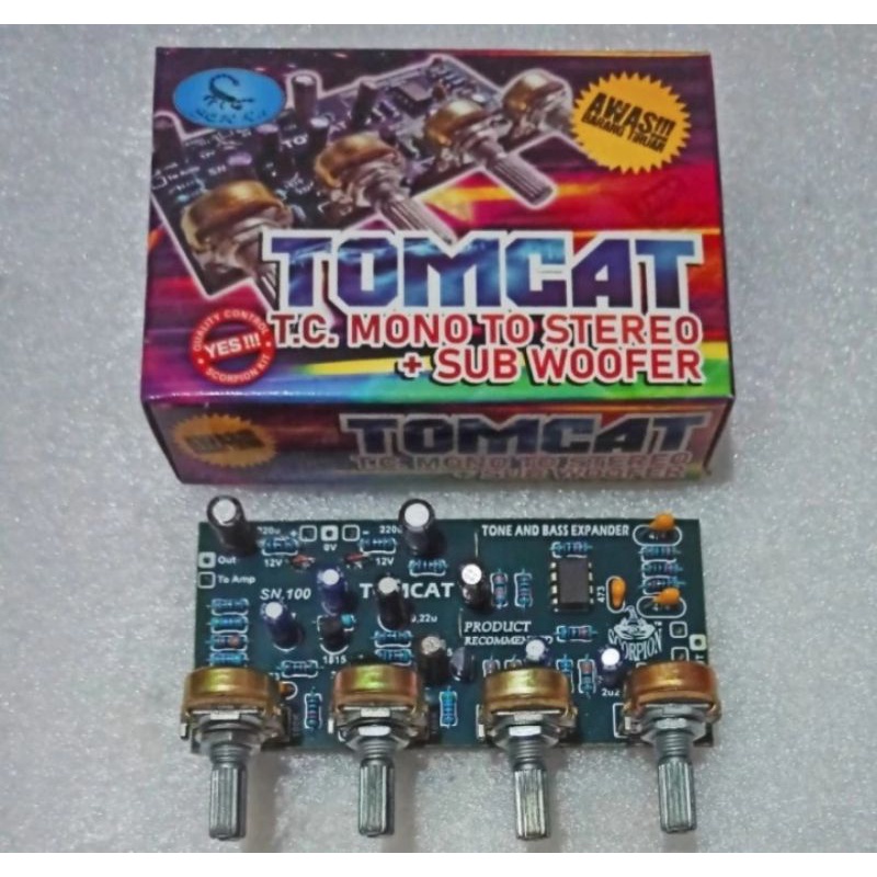 Tomcat Tone Control Mono To Stereo Plus Subwoofer By Scorpion