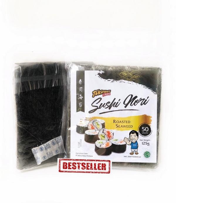 

♢ Tokinori Yaki Sushi Nori- Roasted Seaweed- Rumput Laut 50pc ☛