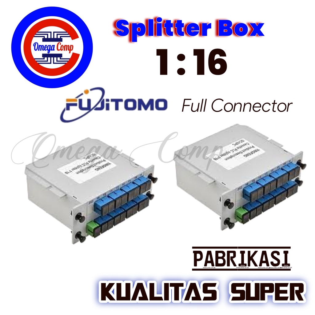Pasive spliter fiber optik 1:16 Box fujitomo