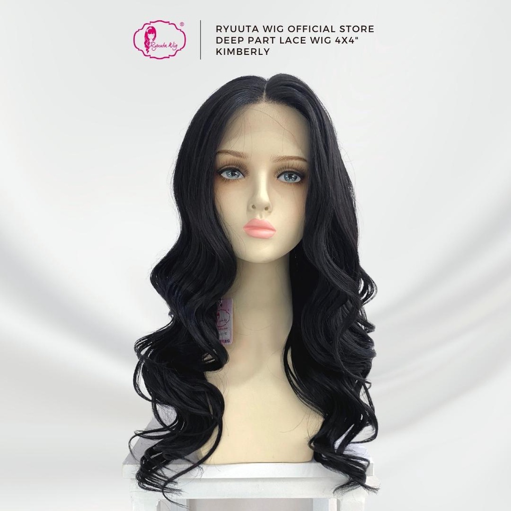 Ryuuta Wig Half Lace Wig Free Parting Deep Part Long Wavy Kimberly