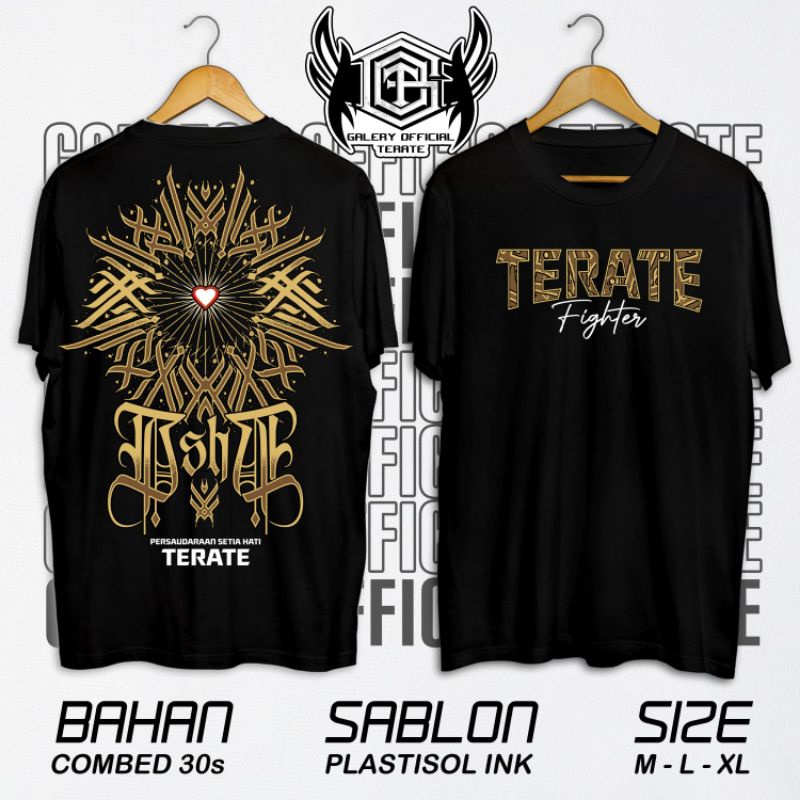 KAOS PSHT KAOS TERATE FIGHTER T-SHIRT TERATE FIGHTER
