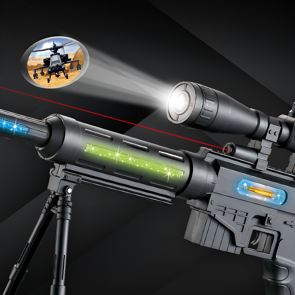 Sniper Series | Mainan Anak Laki Laki Tembak Tembakan | Pistol Mainan Anak Bunyi Dan Nyala | Mainan Terbaru 2021