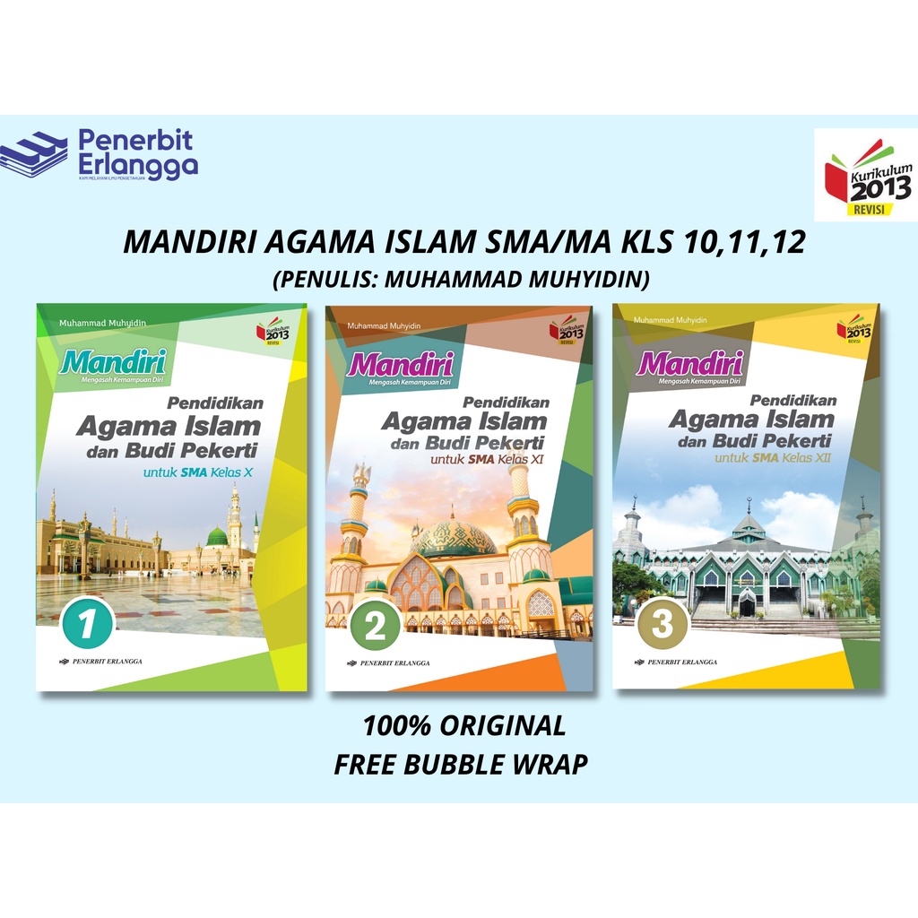 [Erlangga Official] Mandiri Agama Islam Smk Kelas 10 11 12