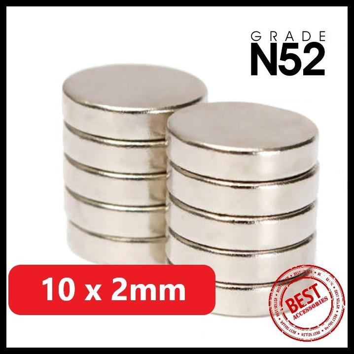 

Magnet Neodymium 10X2Mm 10X2 Mm 10 X 2 Bulat Neodimium Super