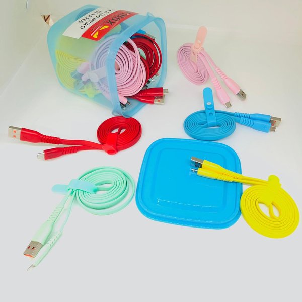 Kabel Data VIBOX AS100 3.A Kabel Charger 1 Meter Micro Type-C