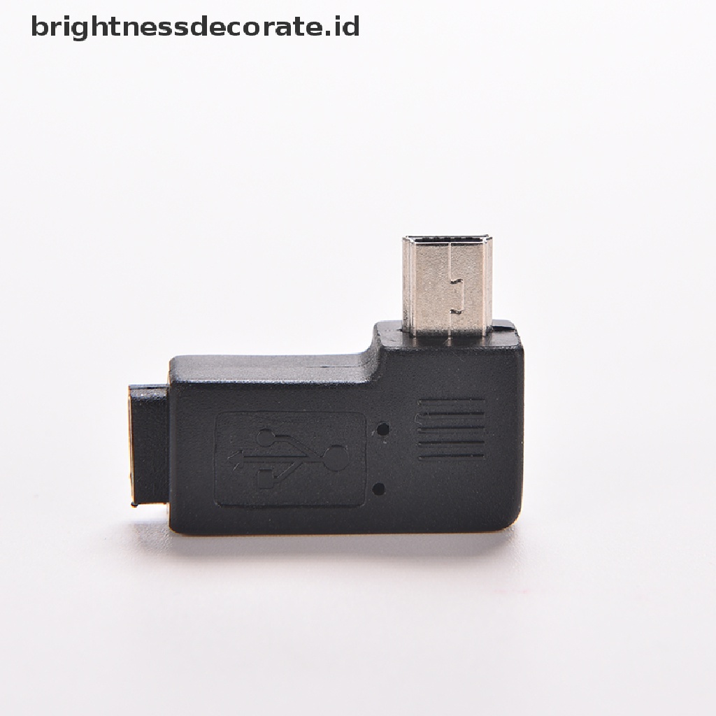 [Birth] Usb Micro 5Pin Female to Mini 5Pin Male 90derajat Sudut Adapter Converter [ID]