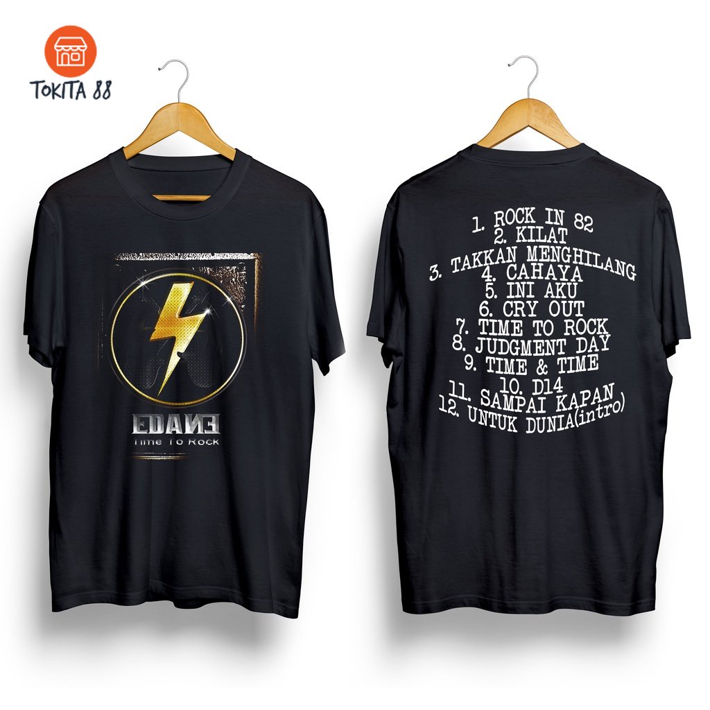 KAOS EDANE TIME TO ROCK. KAOS MUSIC. KAOS BAND. KAOS METAL. KAOS ROCK. KAOS PRIA LENGAN PENDEK. KAOS