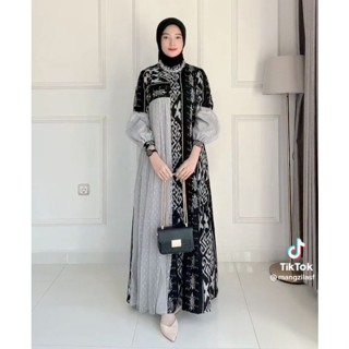 Image of BAJU TENUN AURORA BAJU LEBARAN BAJU KONDANGAN BAJU PREWEDDING DRESS RAYA
