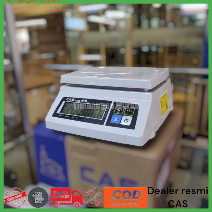 TIMBANGAN MEJA DIGITAL CAS SW-1A/TIMBANGAN KUEH/SEMBAKO/INDUSTRI.DLL