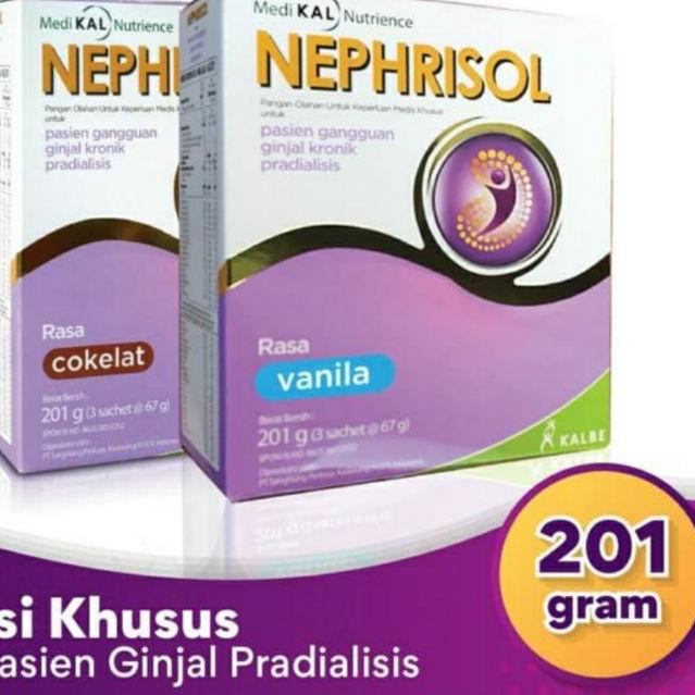 

➪ NEPHRISOL COKLAT VANILA CAPPUCCINO NEPHRISOL REGULER 201 GRAM ❈