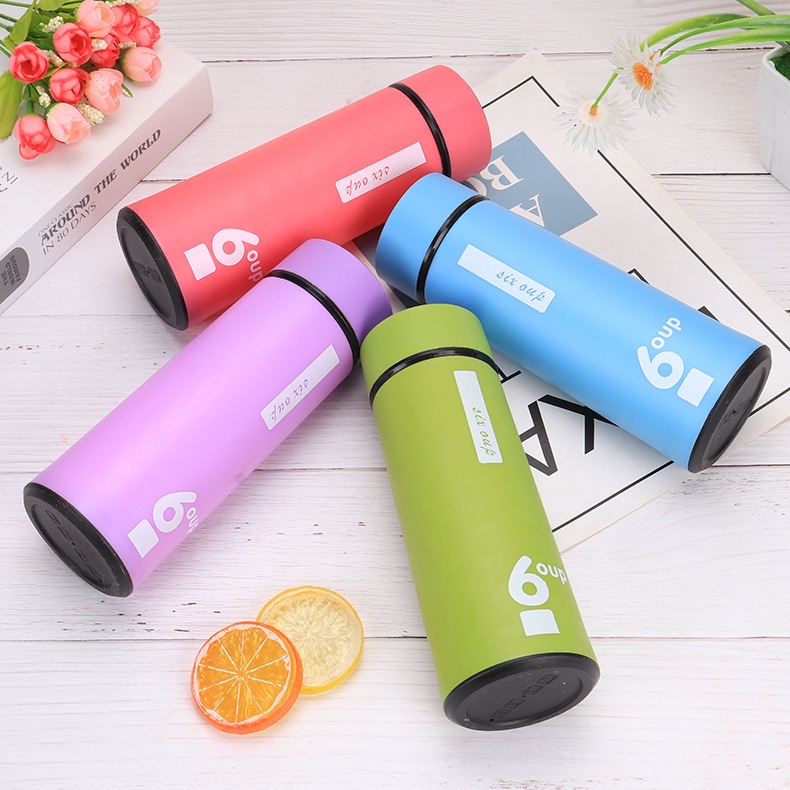 Botol Minum KACA Six Oup 450ml / Thumbler Beling cover Plastik 6oup Glass Bottle KUALITAS Import - XZP08