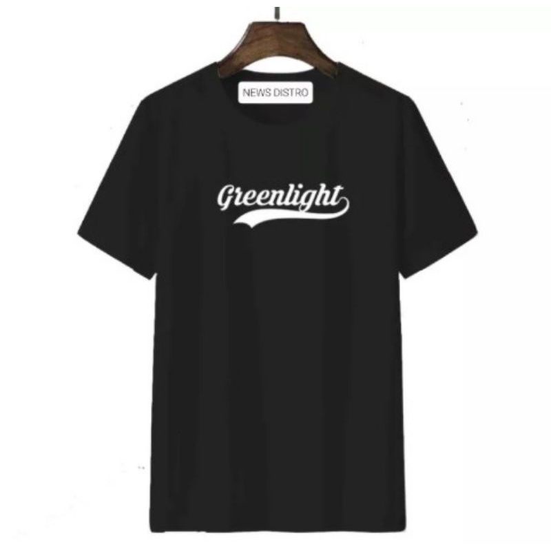 KAOS GREENLIGHT LENGAN PENDEK - BAJU SANTAI PRIA DEWASA - KAOS OBLONG PRIA WANITA - T-SHIRT LOGO GRE