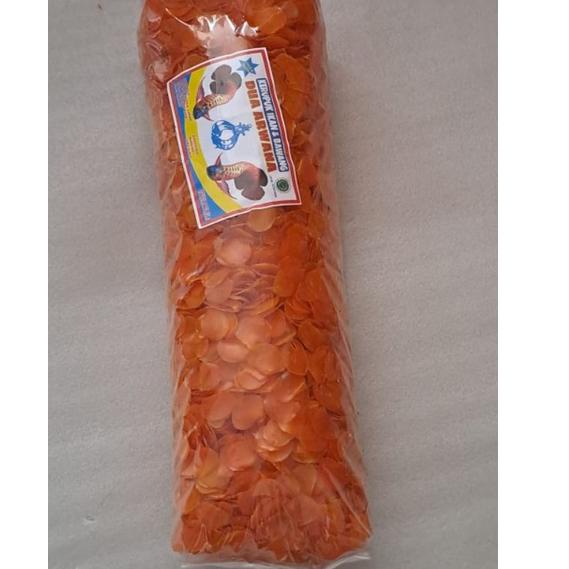 

Jual.. KERUPUK BAWANG IRIS OREN SEBLAK / BUBUR MERK DUA ARWANA 1 BAL 5KG 07F