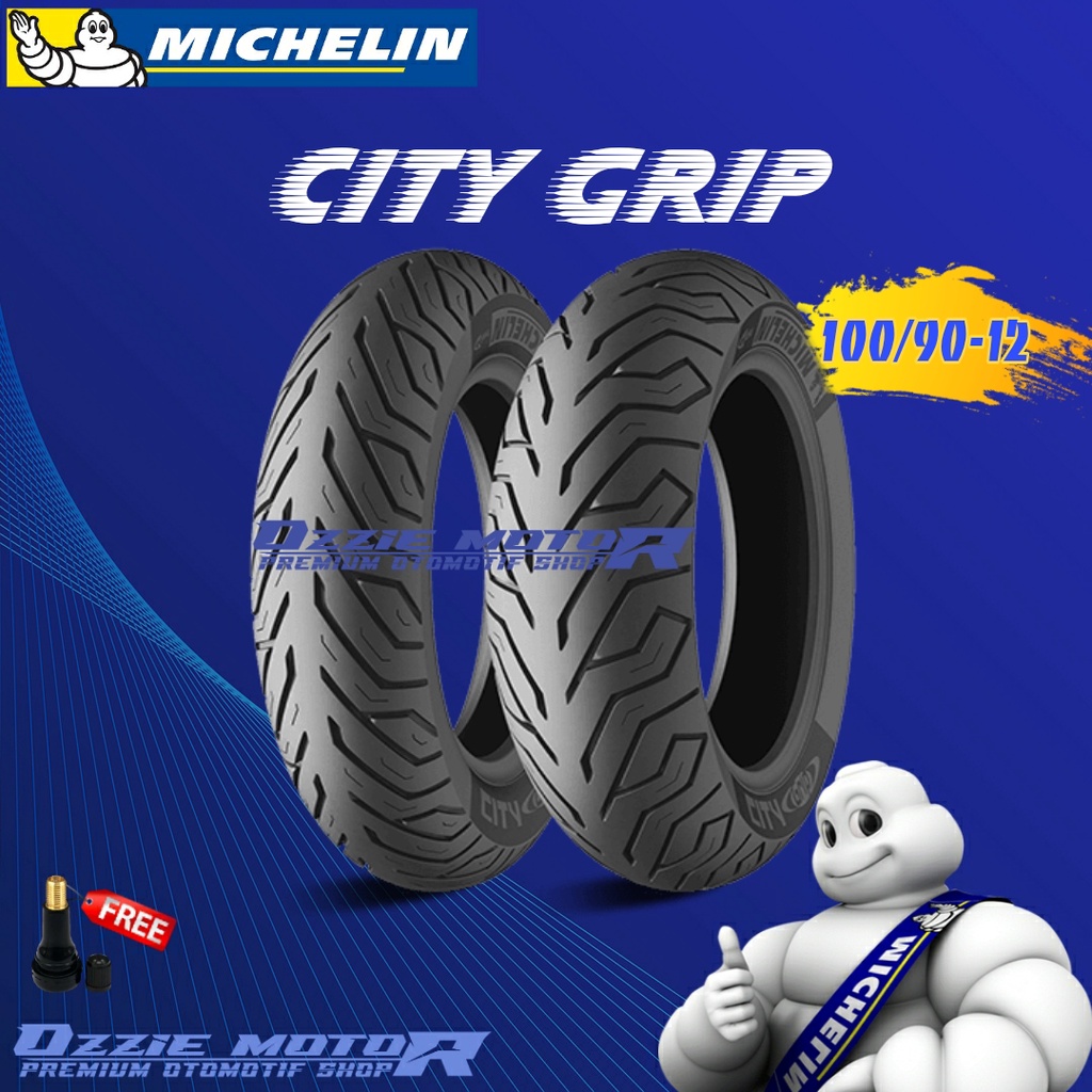 Michelin City Grip 90/90-12 | 100/90-12 | 110/90-12 | 120/70-12 | 130/70-12 BAN TUBELESS SCOOPY FREEGO VESPA MATIC SPRINT