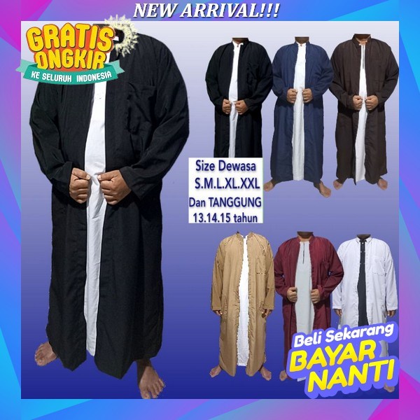 Koko Pria Dewasa Terbaru 2023 Baju Adem Santri Distro Keren Kenko Cowok Remaja Model Kekinian Muslim