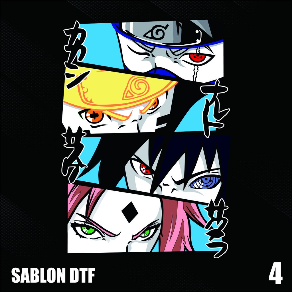 SABLON SETRIKA ANIME NARUTO SHIPPUDEN BISA REQUEST GAMBAR BEBAS | SABLON SETRIKA CUSTOM | BISA GAMBA