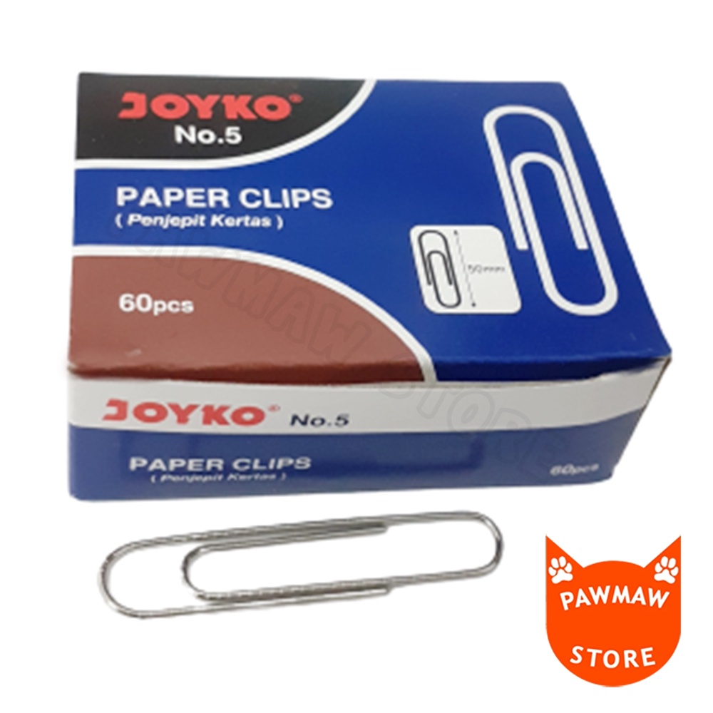 

JOYKO PAPER CLIP NO 5 JUMBO SIZE KLIP KERTAS PENJEPIT KERTAS ( PCS)