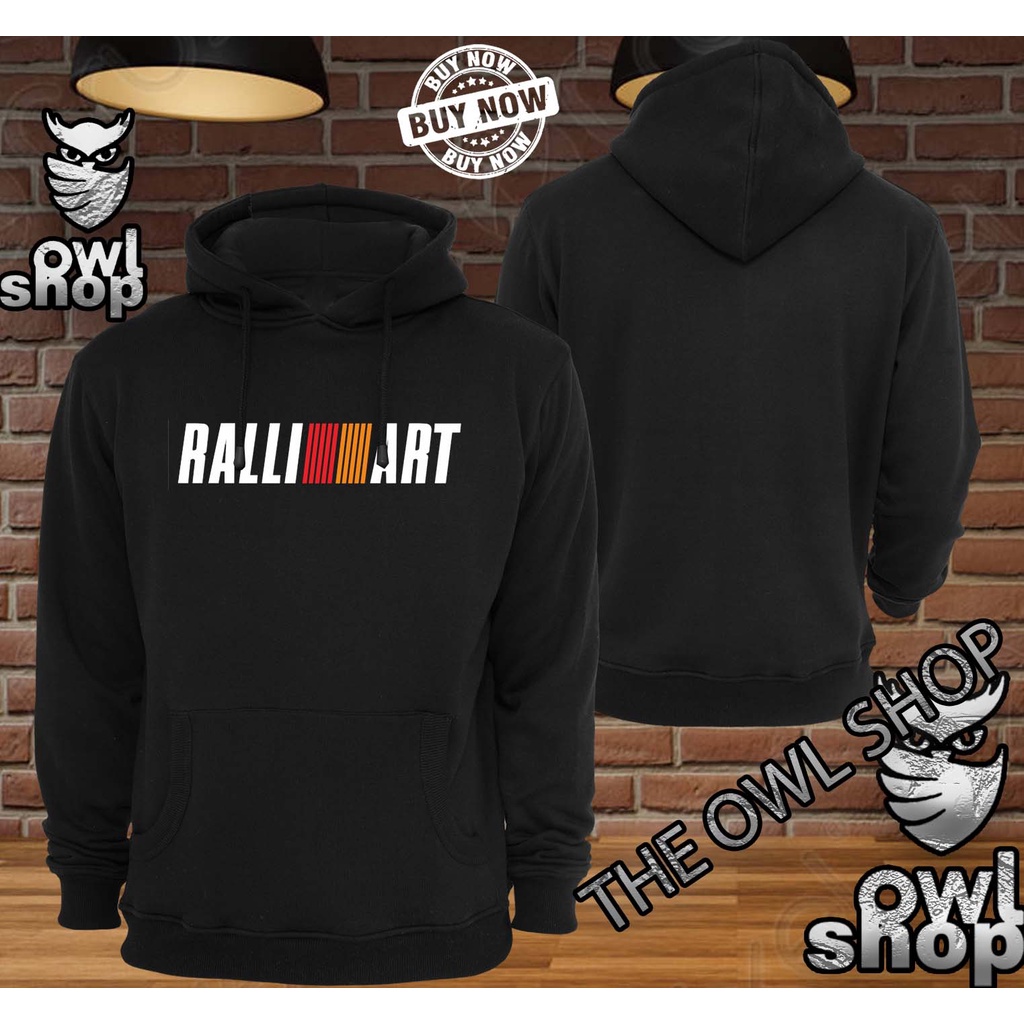 Jaket Sweater Hoodie  RALLIART  Keren Pria & Wanita   RALLIART
