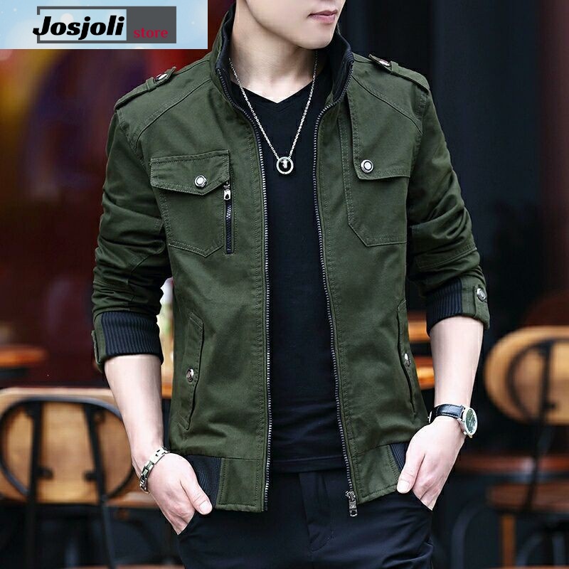 JOSJOLI_STORE/Jaket KEN KEN/Jaket Pria Dewasa Lengan Panjang/Fashion Pria Dewasa LD 110CM