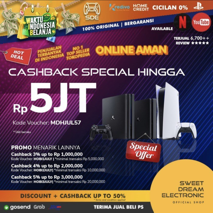 Ps4 pro 1tb garansi/playstaton 4/bukan slim/fat 500 gb