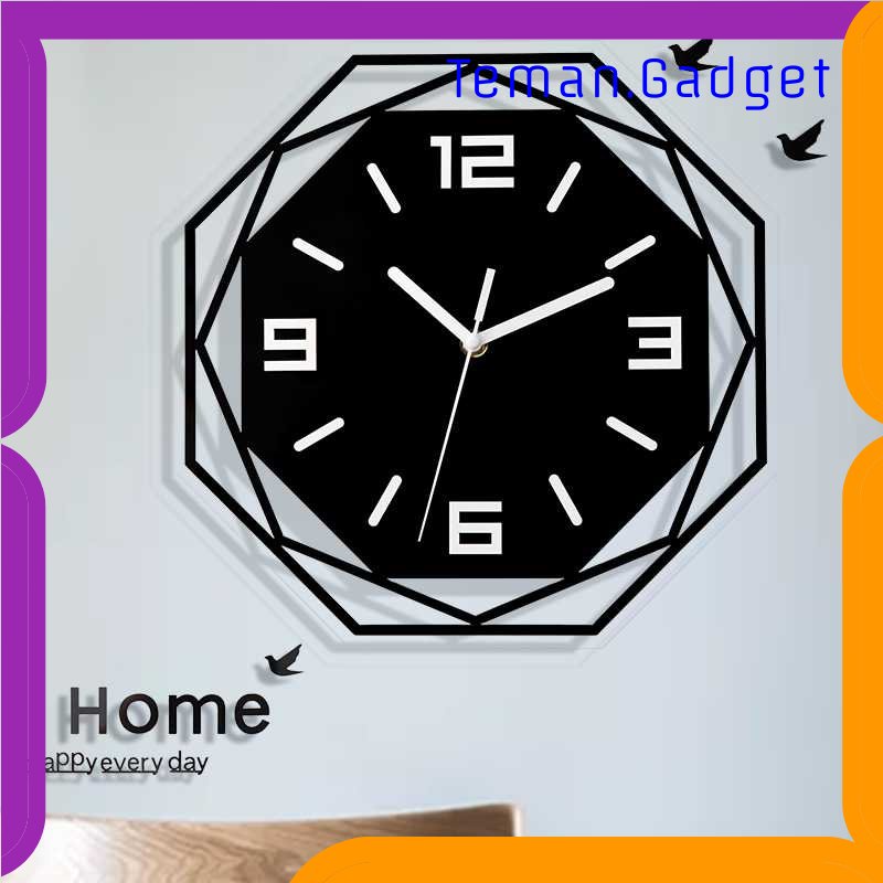 TG-PJM VOSARREA Jam Dinding Bulat Quartz Creative Design Modern 30CM - E1599