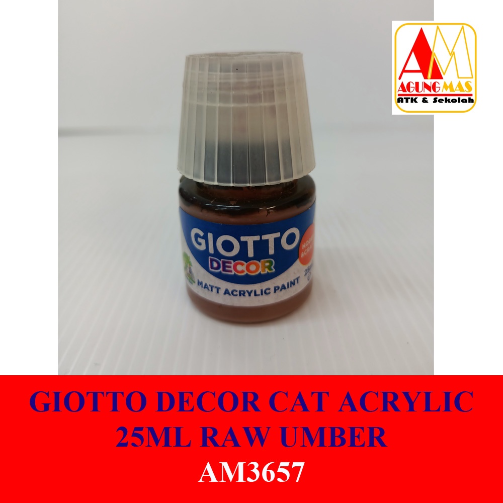 

GIOTTO DECOR CAT ACRYLIC 25ML RAW UMBER