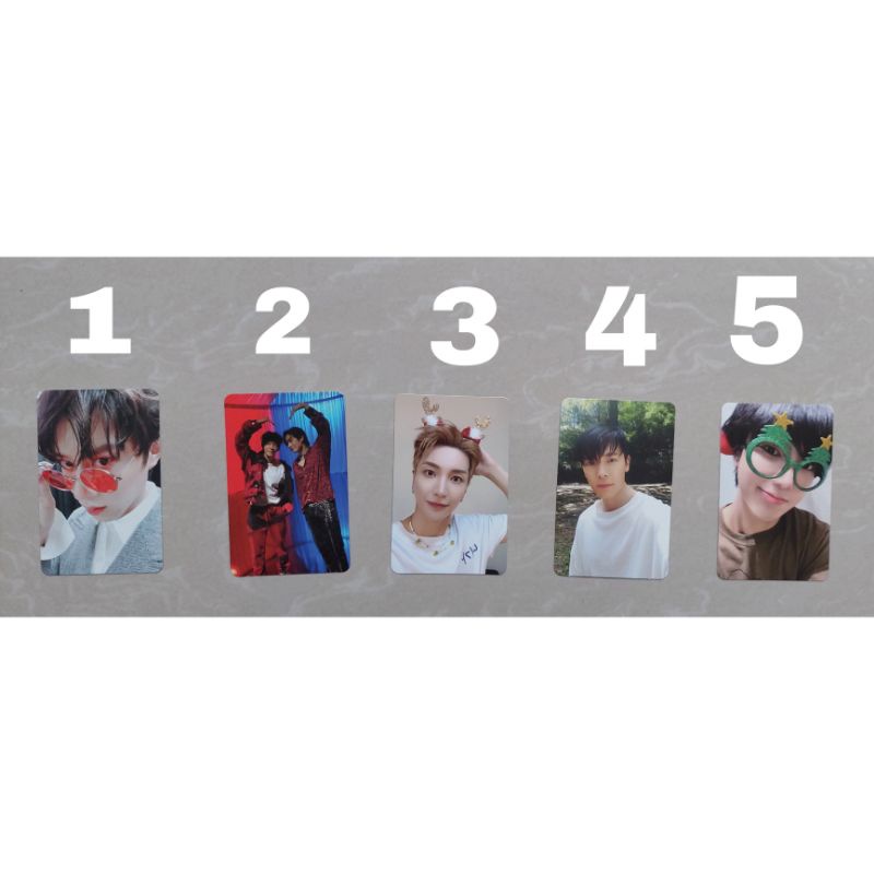 SUPER JUNIOR HEECHUL DONGHAE EUNHYUK LEETEUK YESUNG PHOTOCARD (PC) OFFICIAL