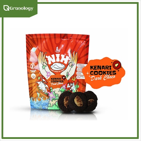 Timurasa NIH Cookies Sorgum Kenari 50 gram - Dark Choco