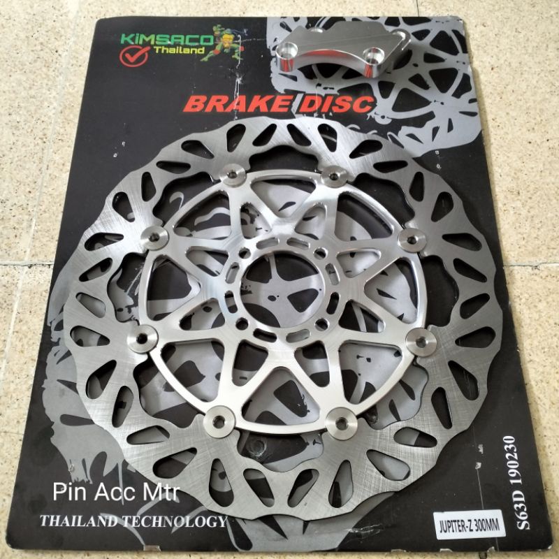 Disc Cakram/Piringan Cakram Brake Depan Variasi/Model PSM/Kimsamco/Original/Uk-300mmPluse Breket/Motor Jupiter Z / Z New / F1zr/Force1/Vega R Old pnp