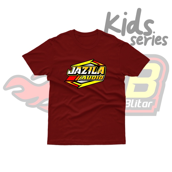 Baju Kaos Anak Distro Jazila Audio Katun Combed