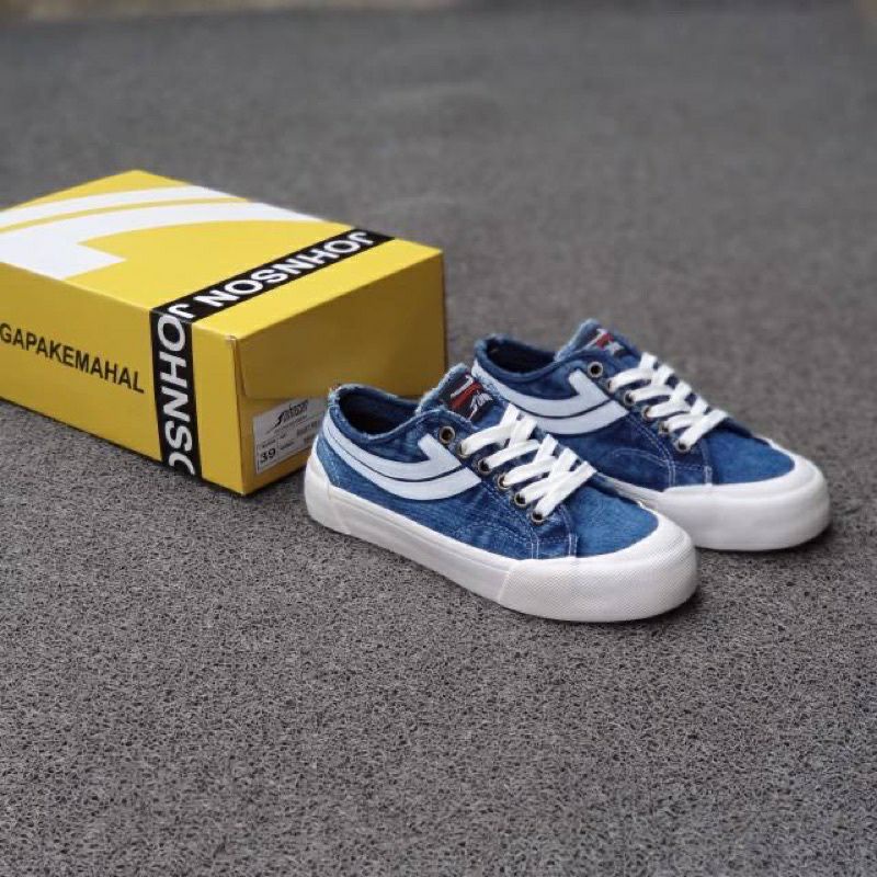 Sepatu Jhonson Galaxy Pro Low Cut LC Denim Johnson Original
