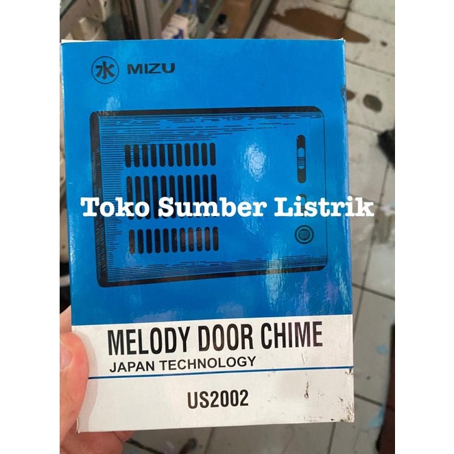 Bell pintu kabel mizu bel rumah baterai batre