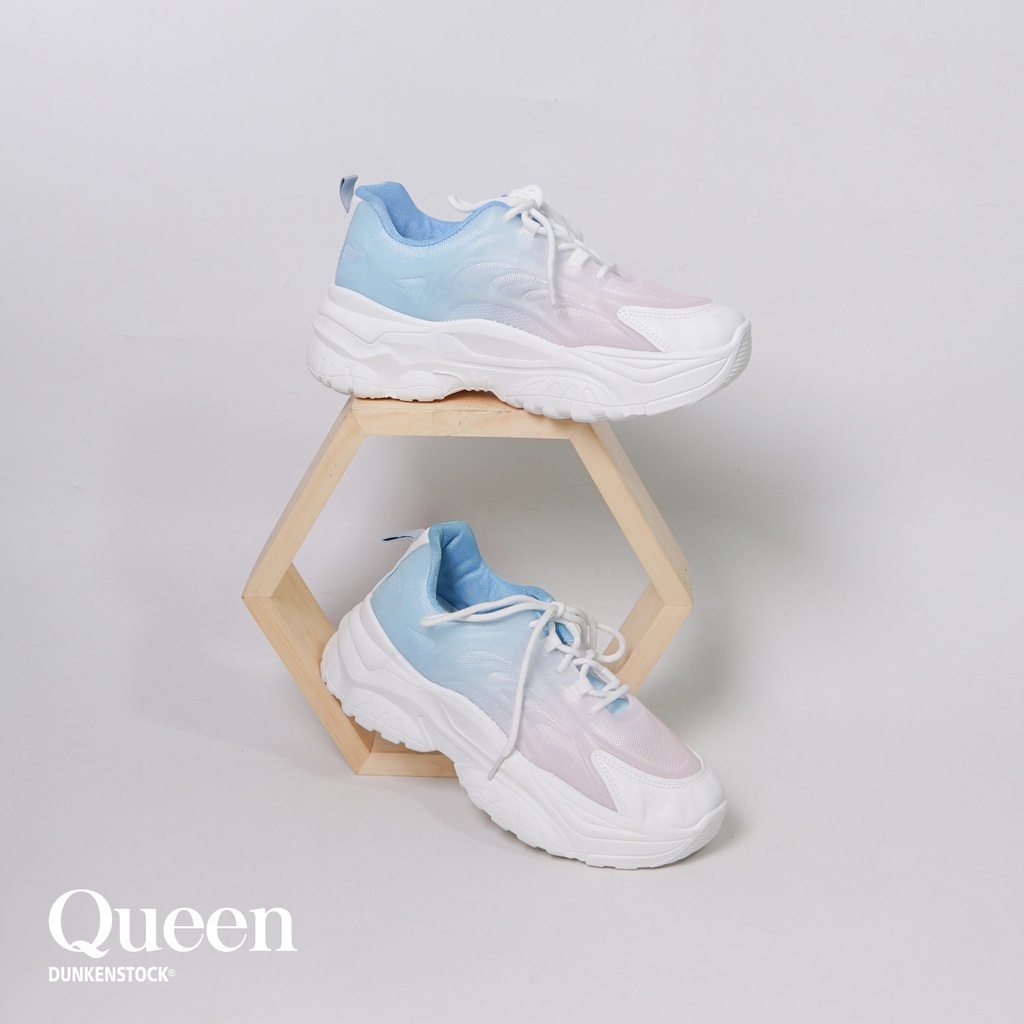 Dunkenstock QUEEN Sepatu Sneakers Wanita Keikinian Sepatu Kets Cewek Sepatu Lari Terbaru