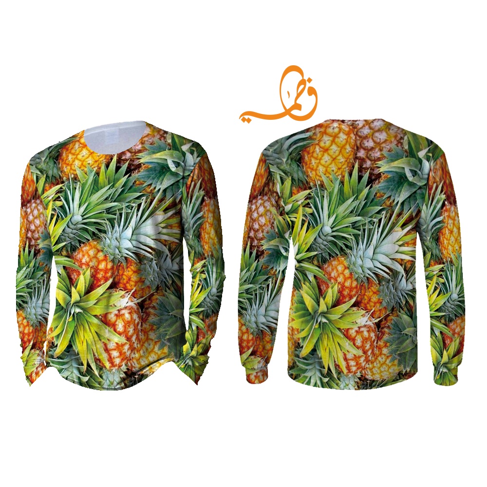 Kaos nanas sayuran kaos jersey sayuran Baju Kaos Sayuran Kaos Gambar Cabai T-shirt Unik Lucu Kaos Sa