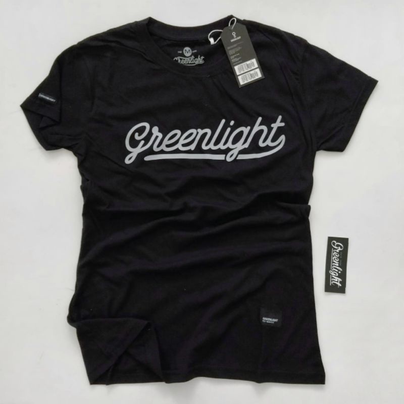 Kaos Greenlight Cewek Size M L XL Tshirt Distro Bandung Fullprint Murah