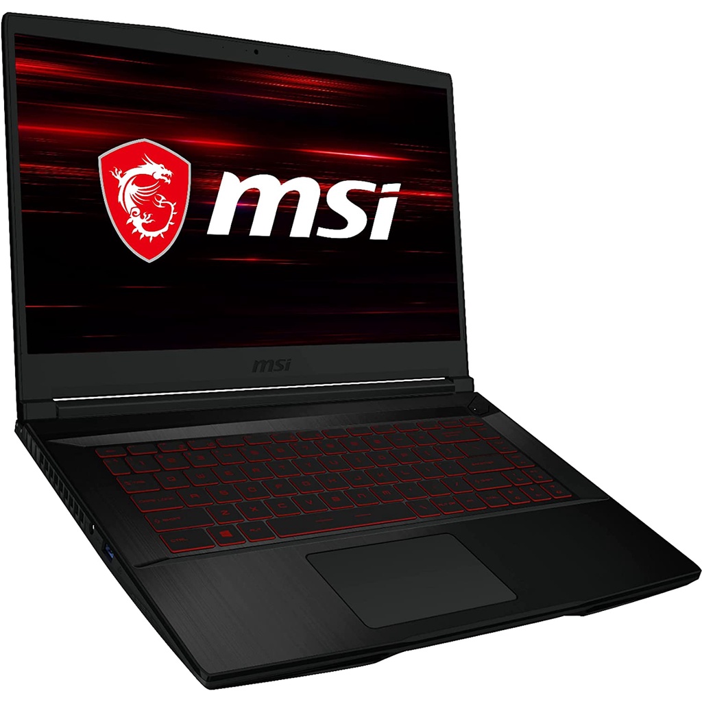 Laptop Gaming MSI GF63 THIN Intel Core I5 11400H Ram 32GB 1TB Nvidia GTX1650-4GB MAX-Q DESIGN FHD BL WIN11HOME BLACK