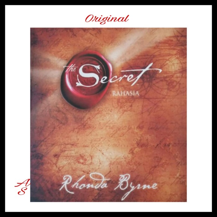 

Original Buku The Secret : Rahasia By Rhonda Byrne