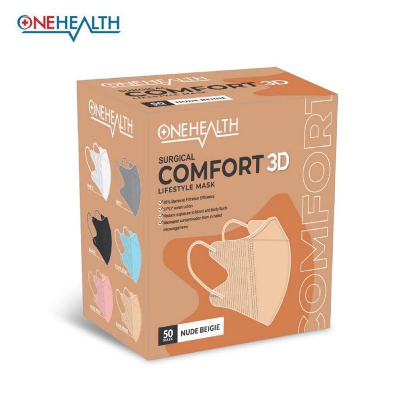 Masker Comfort Duckbill Onehealth isi 50 pcs