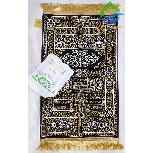Sajadah Rawdah Rug motif pintu ka'bah/Sajadah Kiswah ka'bah