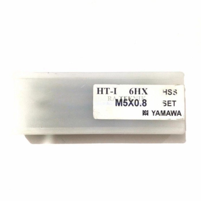 monggo] Yamawa Hand Tap M5x0.8 Isi 3 pcs Hand Tap Yamawa M5 x 0,8 Tap Lubang