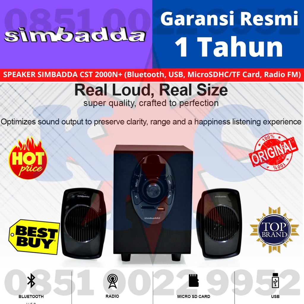 SPEAKER SIMBADDA MUSIC PLAYER CST 2000 N+ CST2000N+ CST 2000N+