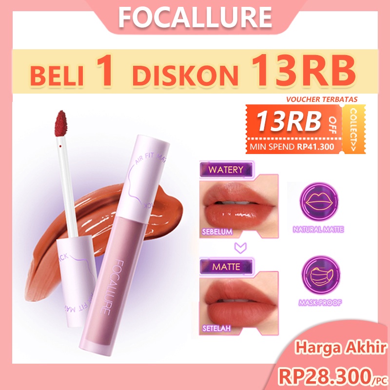 Jual FOCALLURE SwitchMode Airy Matte Lipstick Lip Tint LongLasting