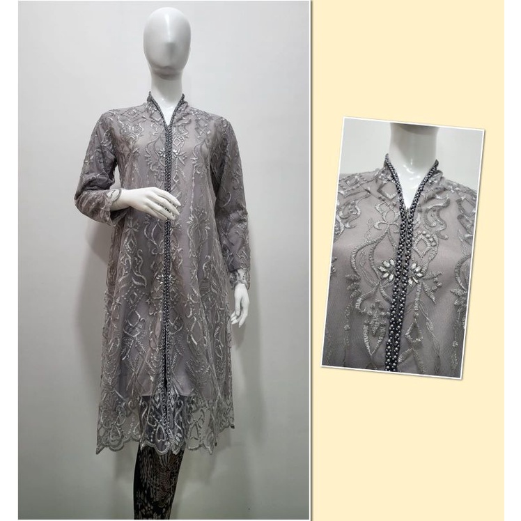 kebaya abaya melayu tulle payet