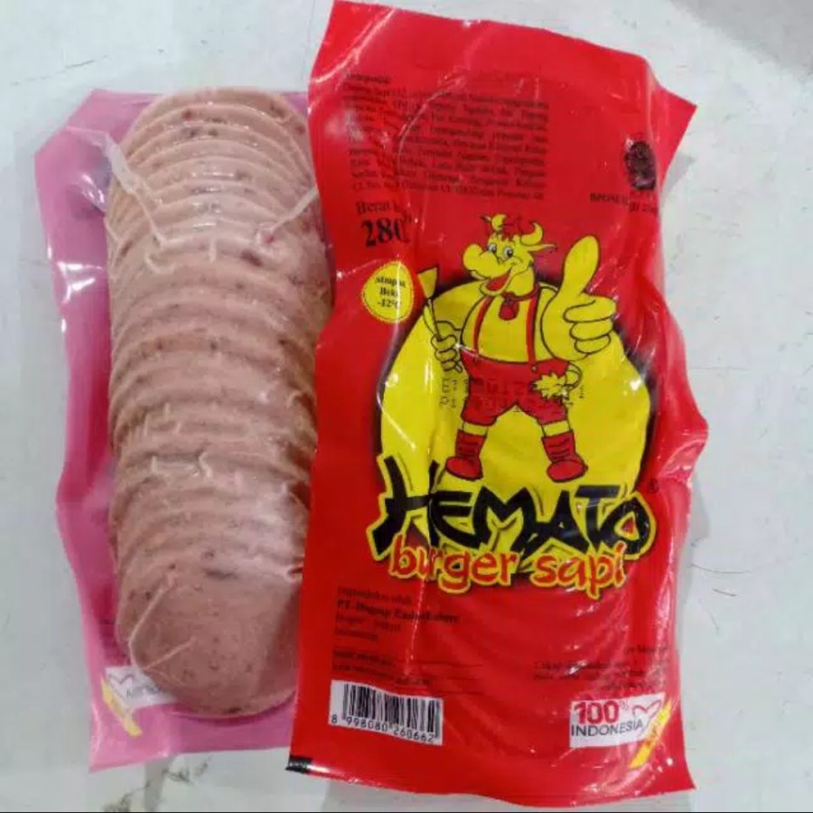 Hemato Burger Sapi Mini 280gr isi 20