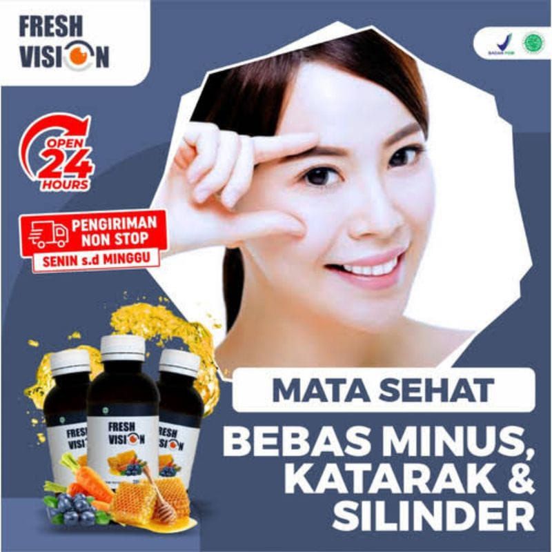 Madu Fresh Vision Original - Madu Fresh Vision Asli - Obat Mata Minus - Obat Mata Katarak Paling Amo