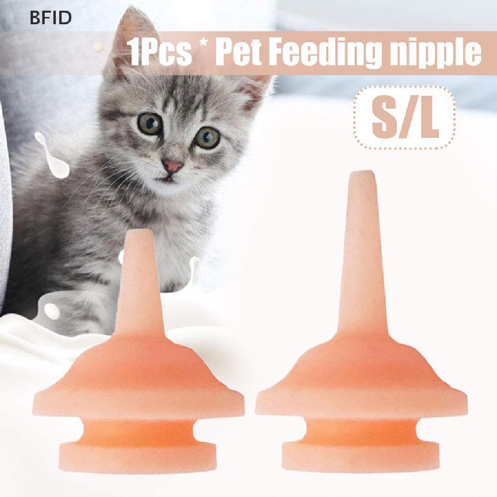 [BFID] 1pcs Universal Pet Feeding Nipple Mini Kucing Silikon Dot Makan Untuk Bayi Baru Lahir Anak Kucing Anakan Kelinci Hewan Kecil [ID]