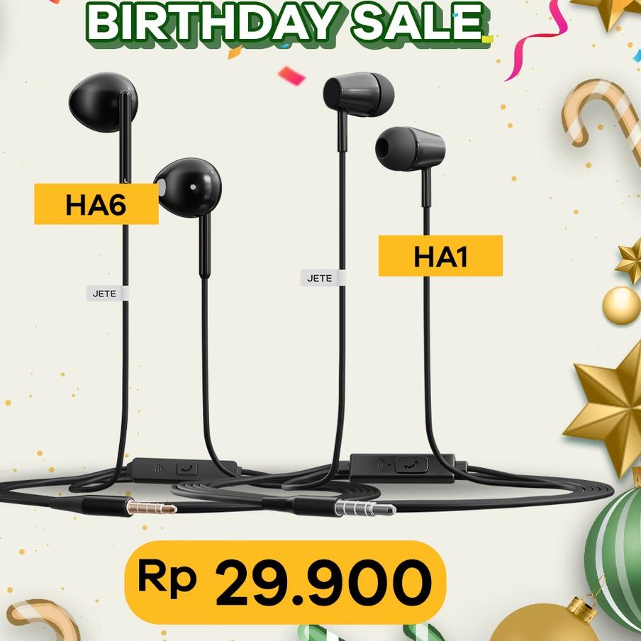 ✨Terbaru✨ Bundling Headset JETE HA6 + Headset JETE HA1 - Garansi 2 Tahun ?