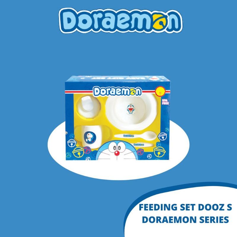 Feeding Set Doraemon Perlengkapan Makan Bayi Bunny