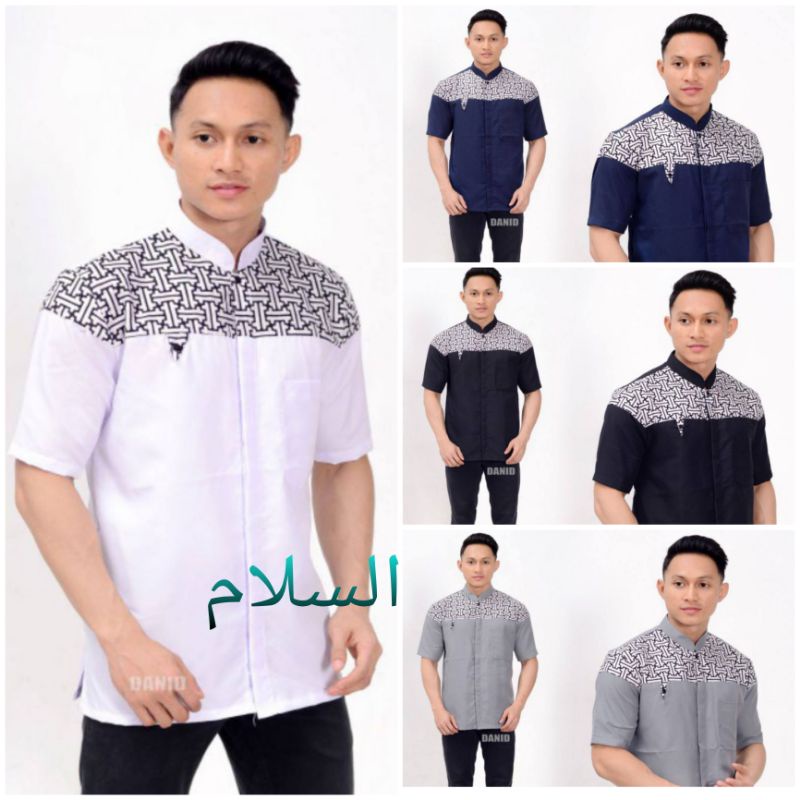 PROMO BAJU KOKO bordir lengan pendek dan panjang terbaru Matt katun adem